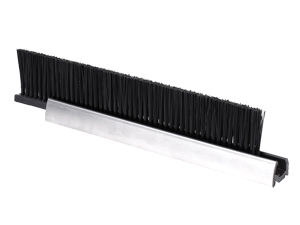 Plastic Base Escalator Skirting Brush with Oneside Aluminum