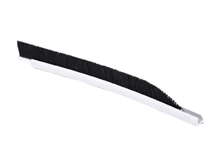 Curving Line Aluminum Base Escalator Skirting Brush