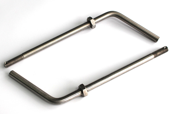 CNC Customized Stainless Steel L Shape Handle Hook Pin with Welded Nut