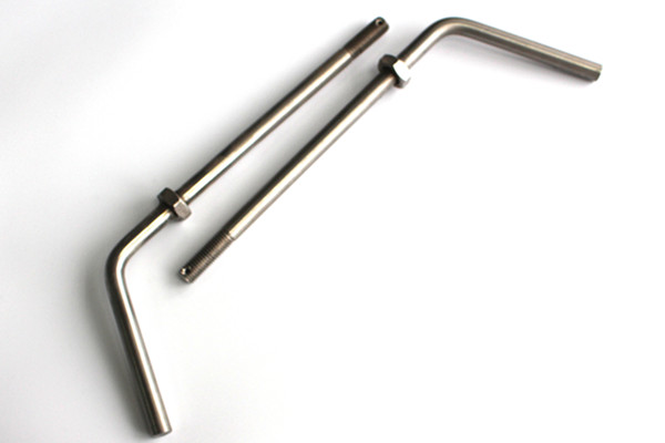 CNC Customized Stainless Steel L Shape Handle Hook Pin with Welded Nut