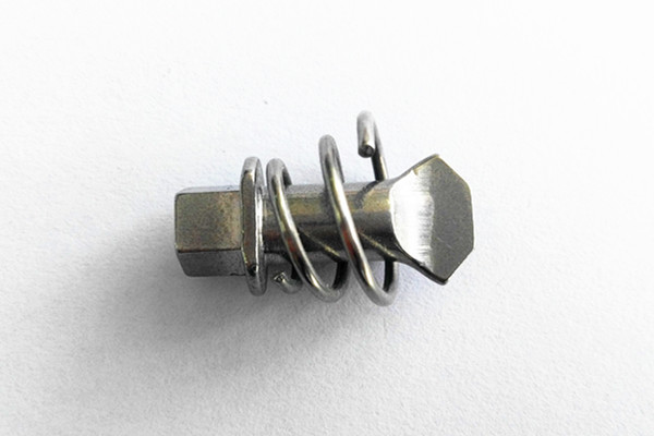 High Precision Customized Stainless Steel Pentagon Head Key with Taper Spring