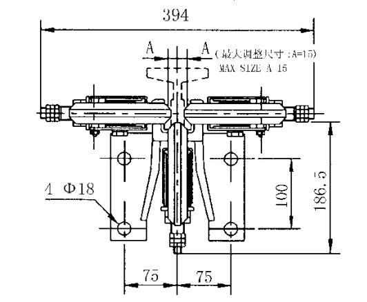 elevator guide shoes drawing